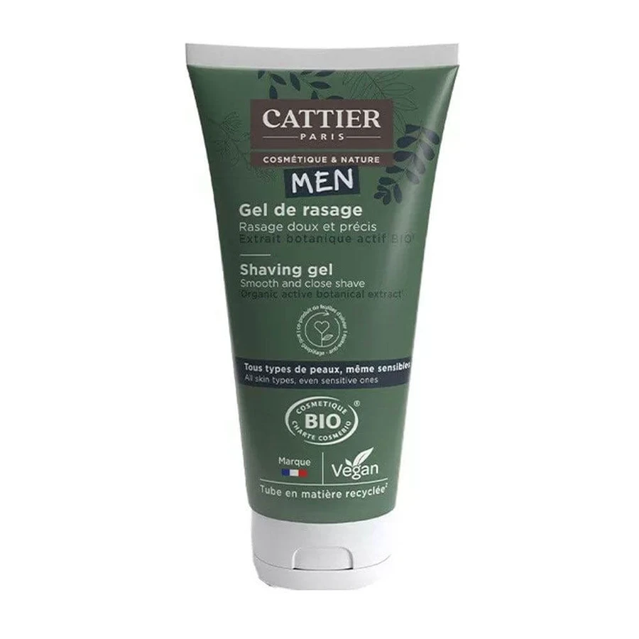 Cattier Men's Organic Gentle and Precise Shaving Gel 150 ml