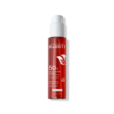 Laboratoires De Biarritz Productos solares Aceite Satinado SPF50 125 ml