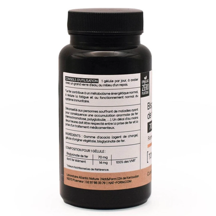 Nat&Form Premium Eisen Bisglycinat 30 Kapseln