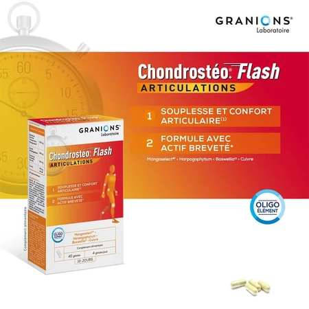 Granions 40 Cápsulas Condrosteo Flash