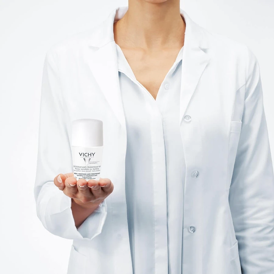 Vichy Deodorant Antiperspirant 48h Roll-on Gevoelige Huid 50ml