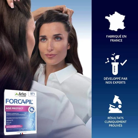 Arkopharma Forcapil Age Protect Blondes und mattes Haar 30 Tabletten