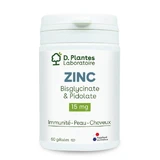 D. Plantes Zinc bisglycinate and pidolate 15 mg 60 capsules