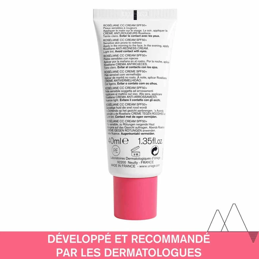 Uriage Roseliane CC Cream SPF50+ Sensitive skin prone to redness 40ml