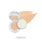 Fond de teint compact pour peaux sensibles et normales combinées SPF 30 Couvrance, Shade 02 Naturel, 10 g, Avène