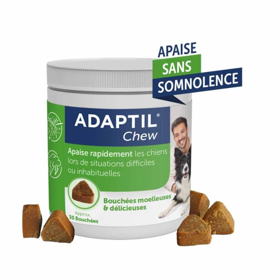 Ceva Adaptil Anti-Stress Beruhigungsbissen für Hunde 30 Kauartikel