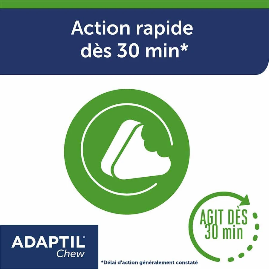 Ceva Adaptil Anti-Stress Beruhigungsbissen für Hunde 30 Kauartikel