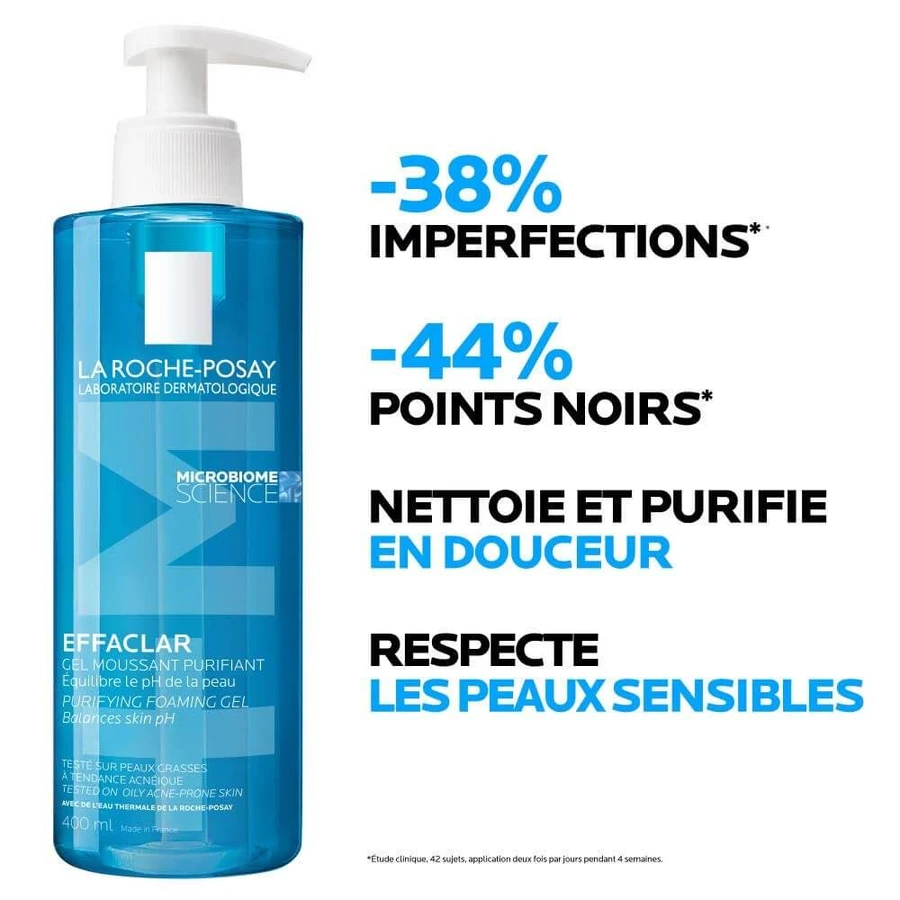 La Roche-Posay Effaclar Facial Cleanser Foaming Gel Oily acne-prone skin 400ml