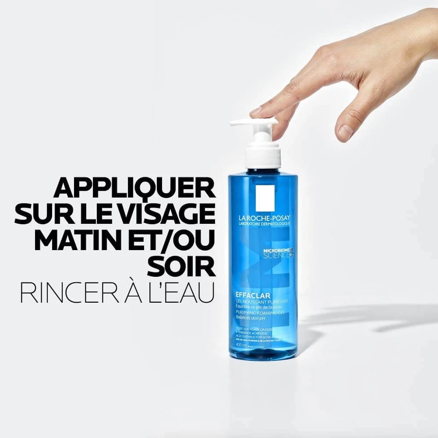 La Roche-Posay Effaclar Facial Cleanser Foaming Gel Oily acne-prone skin 400ml