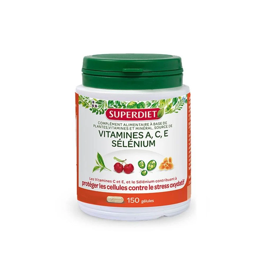 Superdiet Vitaminas A, C, E Selenio 150 Comprimidos