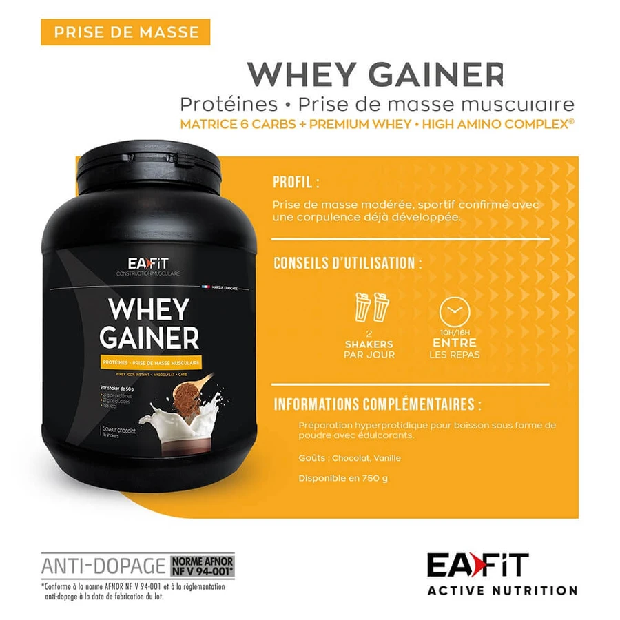 Eafit Molkenproteinpulver Ergänzung 750 g