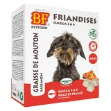 Biofood Snack Omega 3 and 6 Bonbon Cane Peaux et Pelages Salmon Mutton Fat 80 pieces
