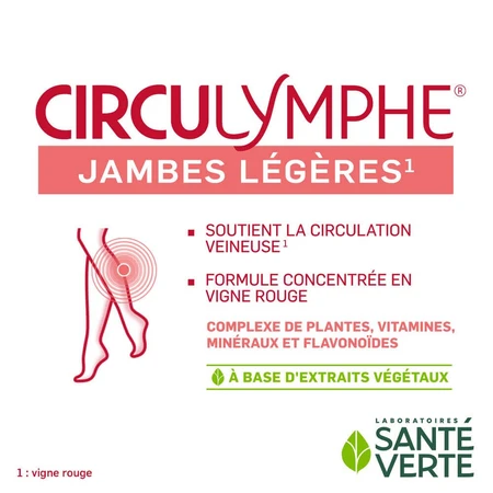 Sante Verte Circulymphe Lichte Benen 30 tabletten