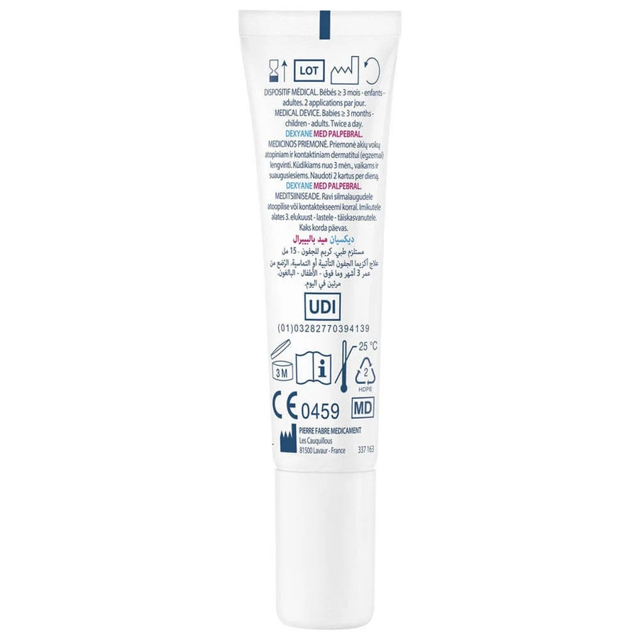 Ducray Dexyane Palpébral Eyelid Eczema Treatment Med 15ml