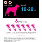 Frontline Tri-act Spot-on Hond 10-20kg 6 pipetten 1 ml