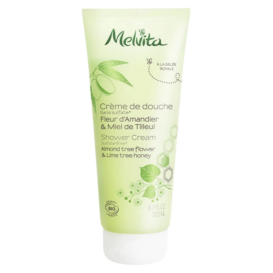 Melvita Cremă de duș cu flori de migdale și miere de tei ecologică 200 ml