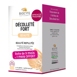 Biocyte Decollete Fort Beaute Repulpee 3x60 Geluli Repulpant
