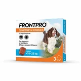 Frontline Frontpro Antiparasitic large dog 10-25kg against fleas and ticks x3 tablets
