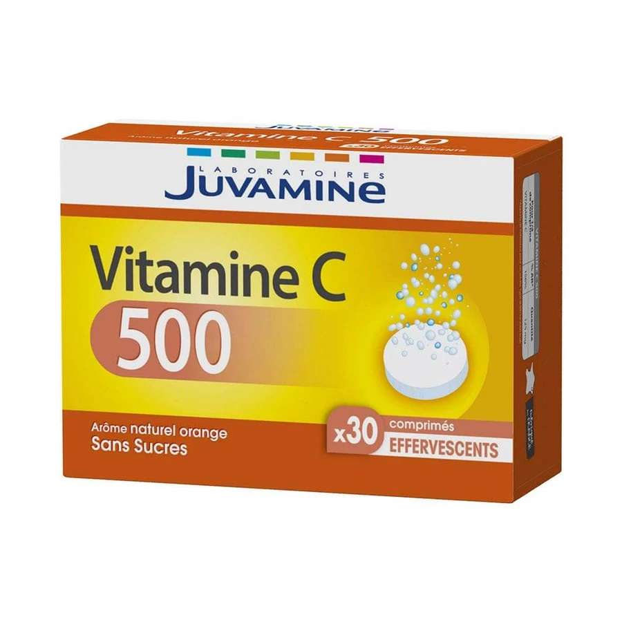 Juvamine Vitamin C 500 30 Effervescent Tablets