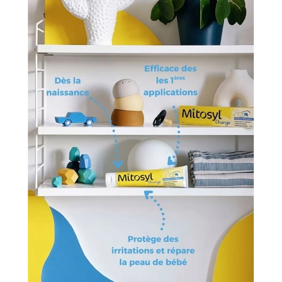 Ungüento protector Mitosyl Change Duo, 2 x 100 g, Sanofi