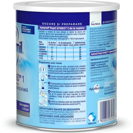 Aptamil Pepti Syneo 1 Spezialnahrung, 0- 6 Monate, 400 g