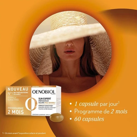 Oenobiol Sun Expert Sun Preparer Sensitive Skin 2x30 Capsules