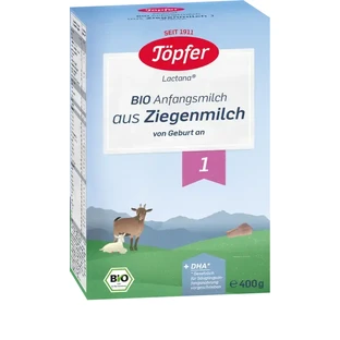 Goat milk powder formula 1 Bio Lactana, 400 g, Topfer