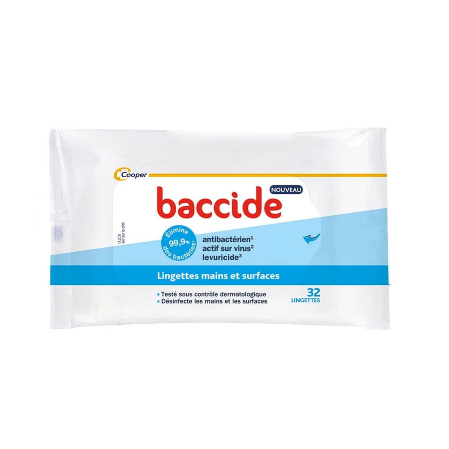 Baccide Hand- und Oberflächendesinfektionstücher x32