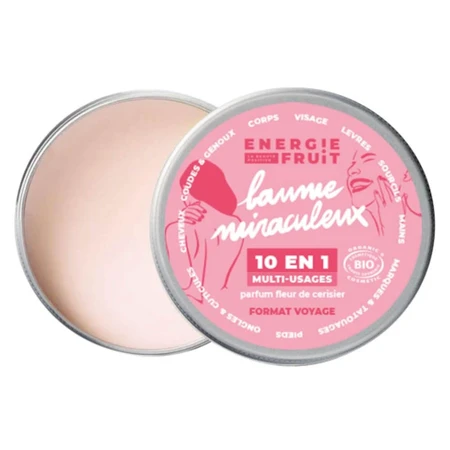 Energie Fruit Balsem Miraculeux Bio 10 en 1 Multi-Usages Parfum fleur de cerisier 38g