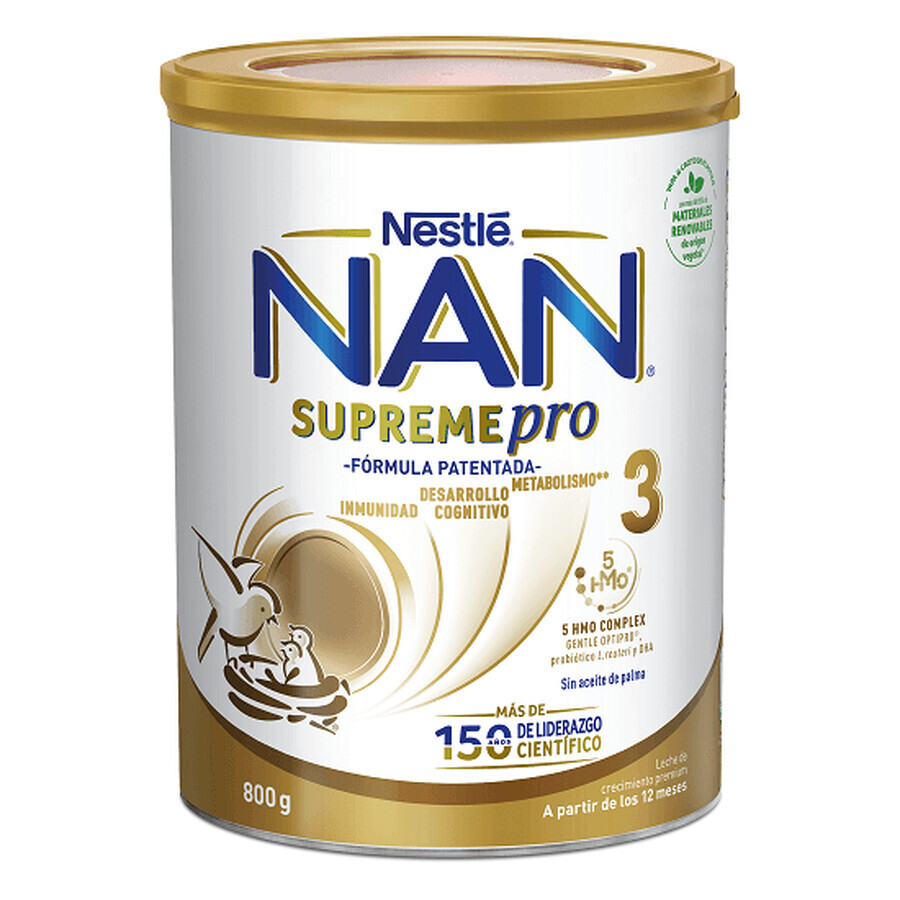 Nan 3 Supreme Pro Milchpulver-Nahrung, 800 g, Nestlé