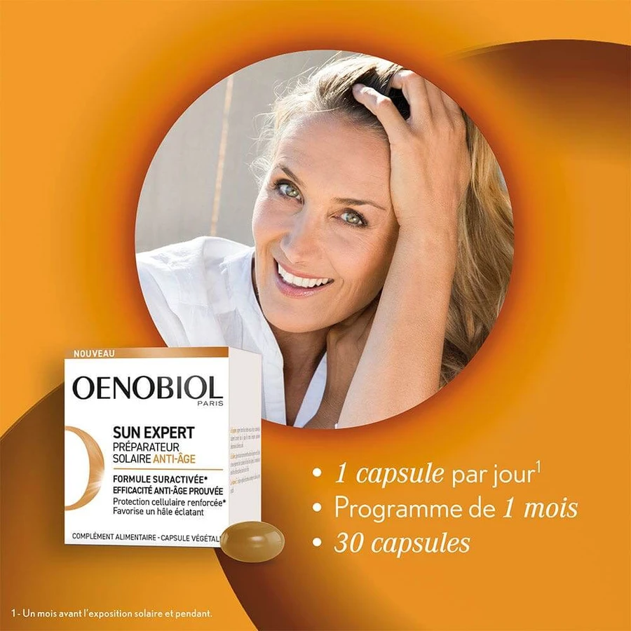 Oenobiol Sun Expert Anti-Aging Sun Protection 30 Capsules