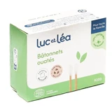 Luc Et Lea Ouate sticks for adults 100% organic cotton upper and papier x200