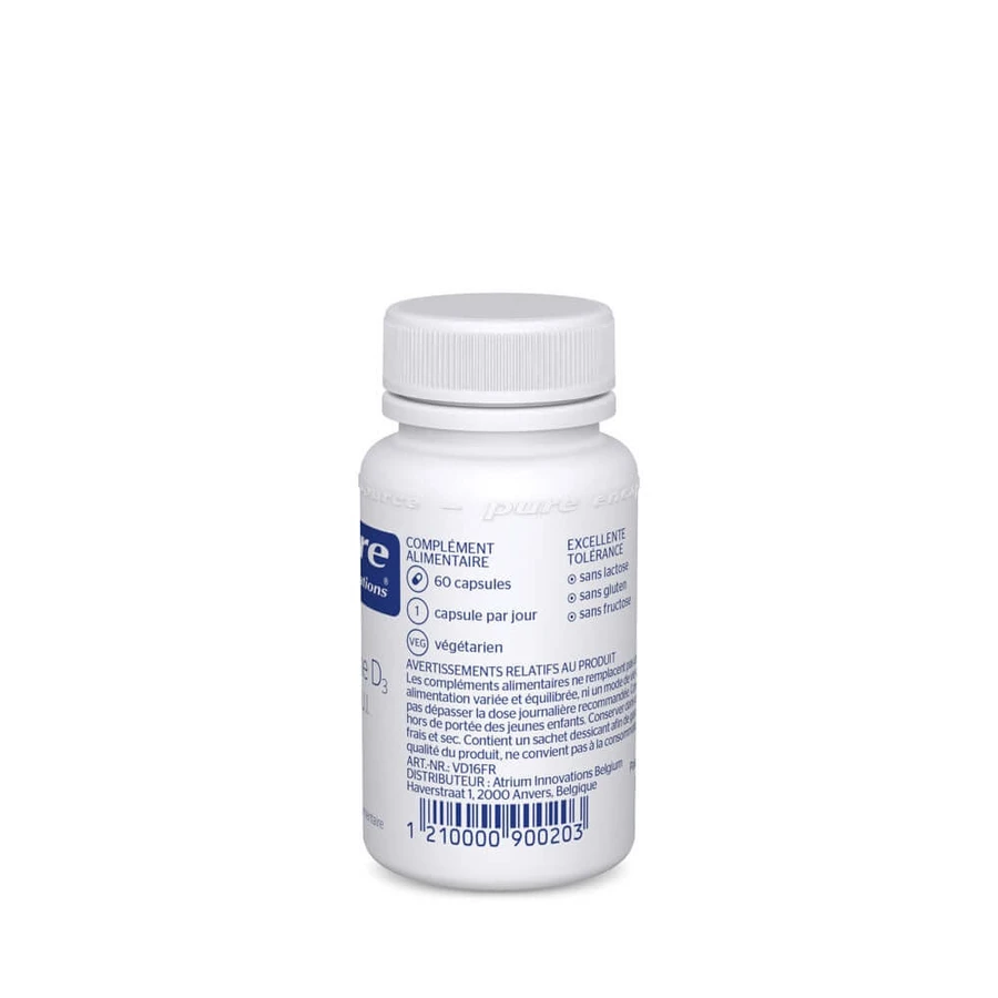 Pure Encapsulations Vitamina D3 60 capsule