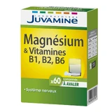 Juvamine Magnesio y Vitaminas B6 B2 B1 60 Comprimidos Masticables