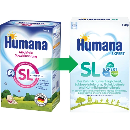 Speciale sojamelk formule SL, +0 maanden, 500 g, Humana