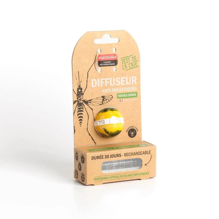 Manouka Boule Diffuseur Anti Moustiques Toutes Zones Dès 36 Mois