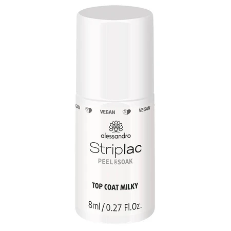 Alessandro Striplac Semi-permanenter milchiger Decklack 8ml