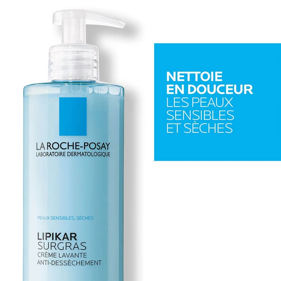 La Roche-Posay Lipikar Douchecrème Surgras voor baby's en volwassenen Droge huid 400 ml