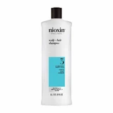 Nioxin System 3 Shampoo voor gekleurd/droog/beschadigd haar en matig verlies 1L