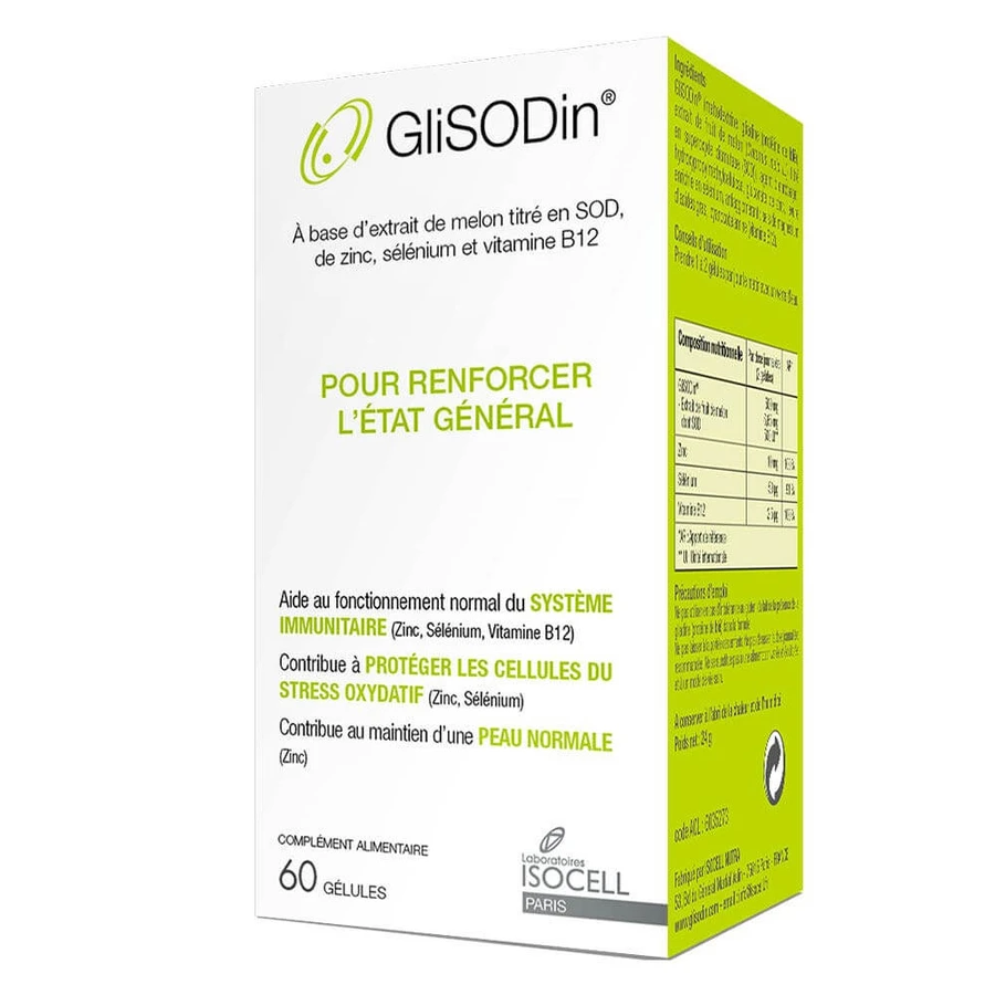 Isocell Glisodin Allgemeiner Status 60 Kapseln