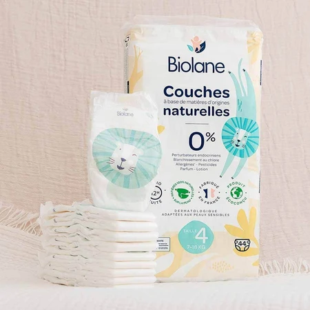 Biolane Naturals Ecological Diapers size 4 x44