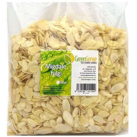 Fulgi bio de migdale, 500g, GreenSense