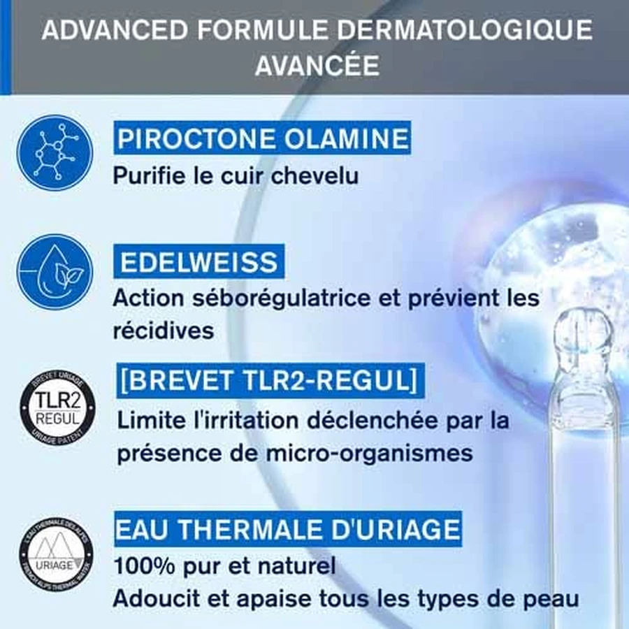 Uriage D.S Gentle Rebalancing Hair Shampoo 500ml