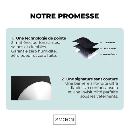 Smoon Culotte Menstruelle Artémis - Flux abondant x1