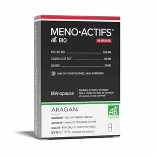Aragan Synactifs MenoActifs® Bio Menopauza x30 kapsułek