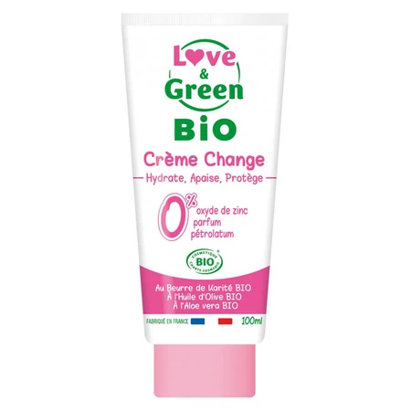 Love&Green Windelcreme Bio Empfindliche und Reaktive Haut 100ml