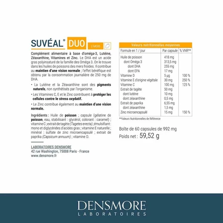 Densmore Behoud van normaal gezichtsvermogen 60 capsules