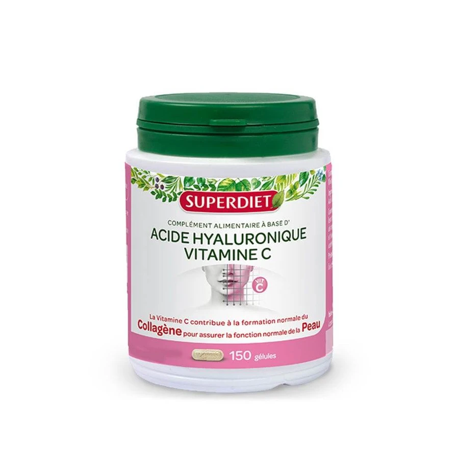 Superdiet Hyaluronsäure + Vitamin C 150 Kapseln