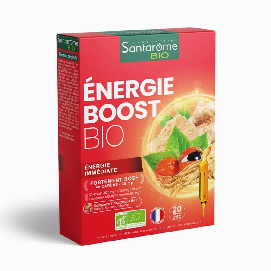 Santarome Energia Boost Bio Coup d'énergie immédiat 20 phials