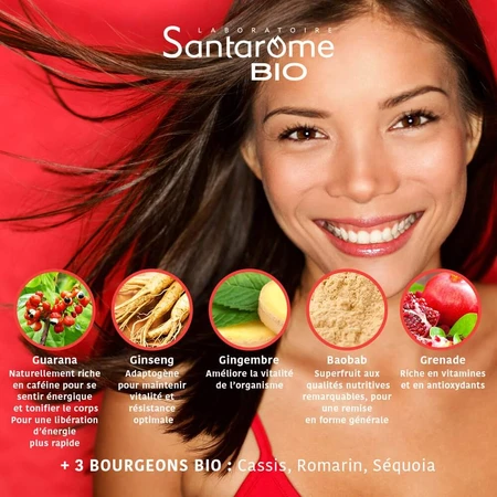 Santarome Energia Boost Bio Coup d'énergie immédiat 20 phials